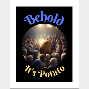 Behold It's Potato (Ukraine Colors) Posters and Art